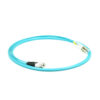 LC To FC Duplex 2.0mm LSZH OM3 Aqua Fiber Optic Cords