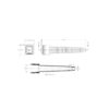 Multi-mode,50/125 DLC/UPC-LC/UPC 2 Core Fiber Waterproof optic fiber patch cord - Image 2